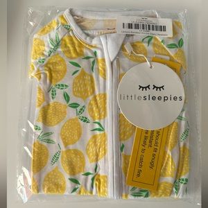 Little Sleepies Lemons Zippy - Newborn